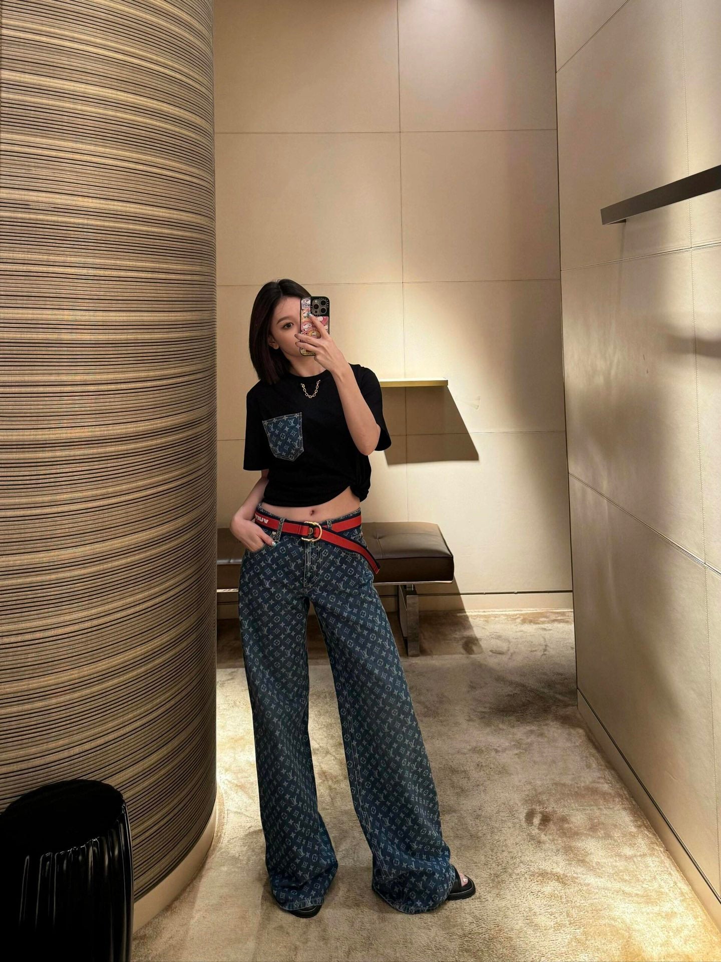 ZZLL / 루이비통 청바지
