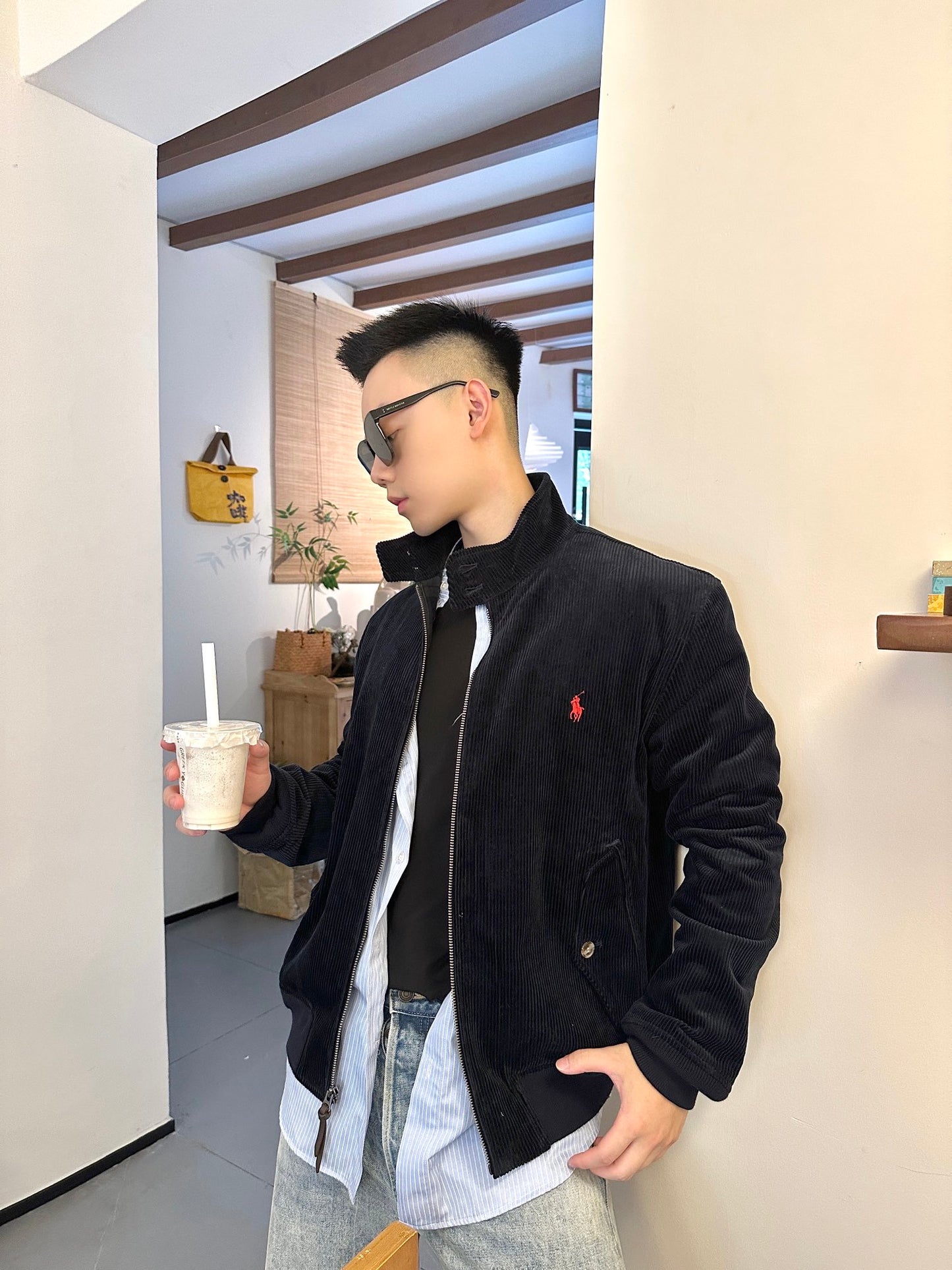 ZZLL / 폴로 재킷 코트
