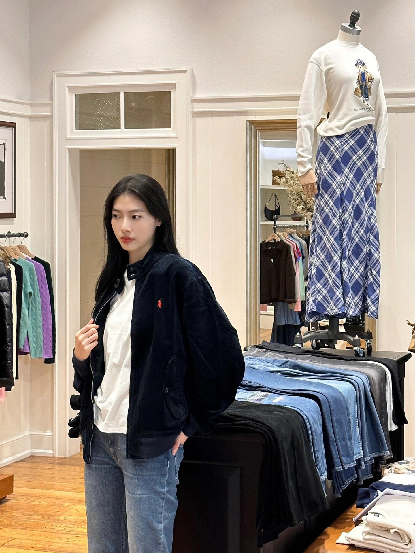 ZZLL / 폴로 재킷 코트
