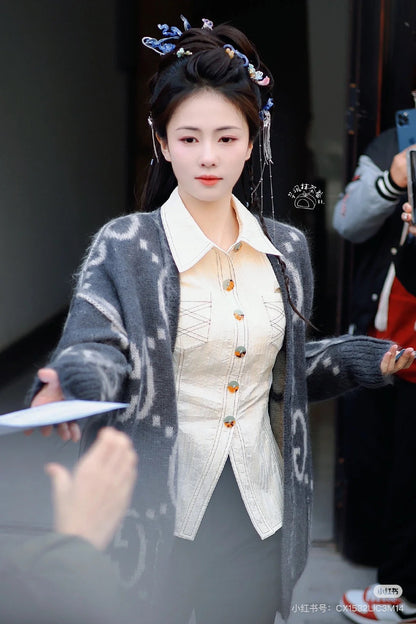 GTR / 구찌 더블 G 양면 니트 카디건