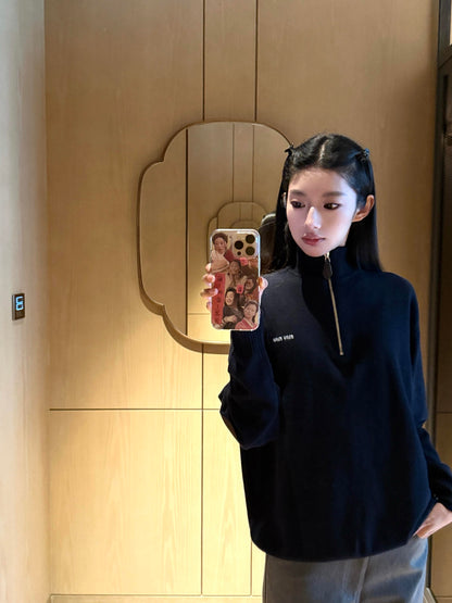 ZZLL / 미우미우 반집업 스웨터