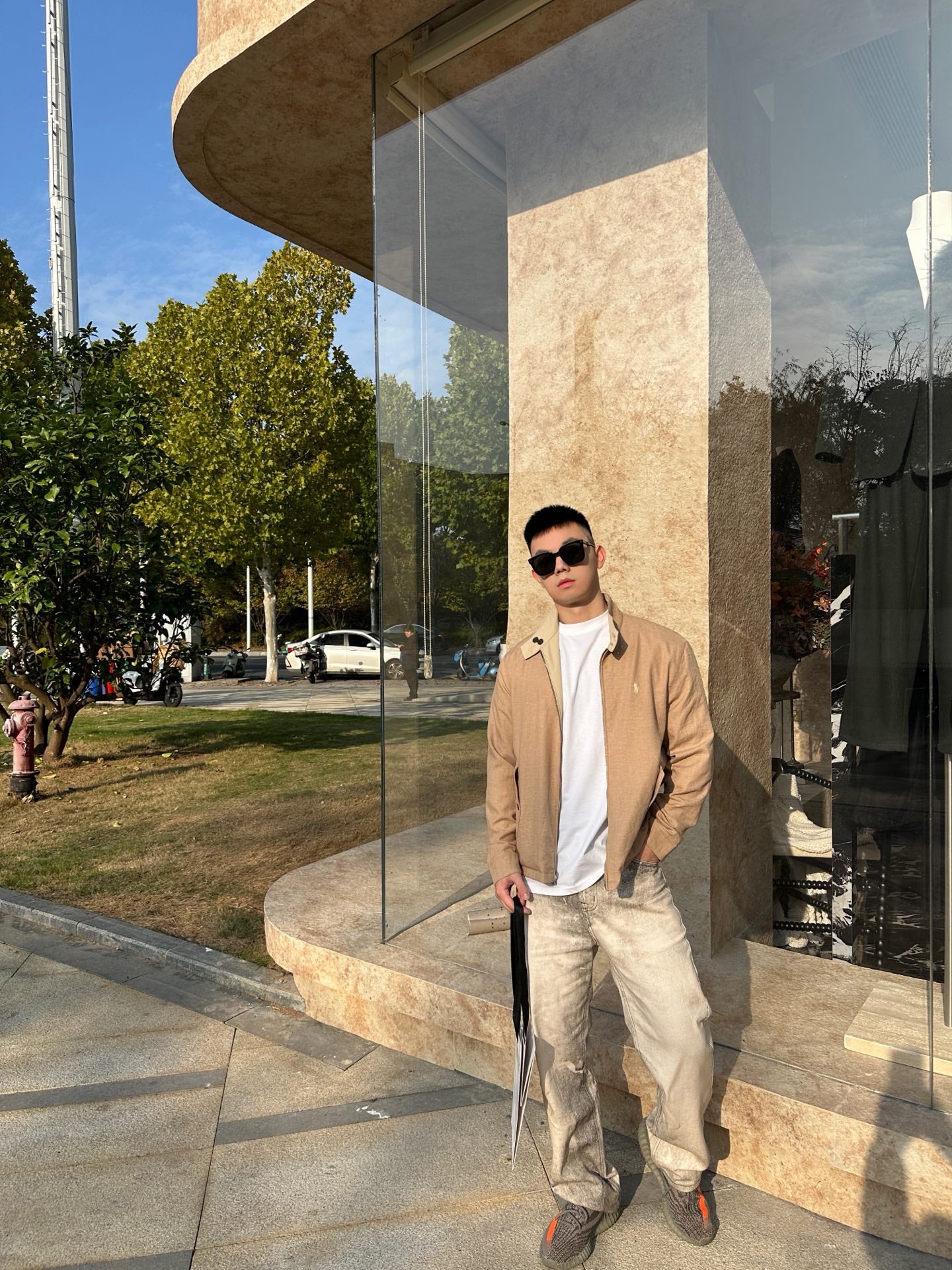 ZZLL / 폴로 양면 재킷 코트