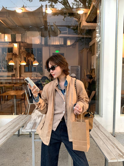 ZZLL / 폴로 양면 재킷 코트