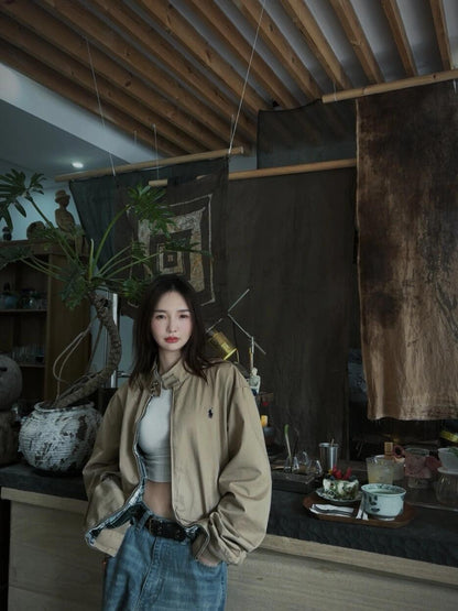 ZZLL / 폴로 재킷 코트