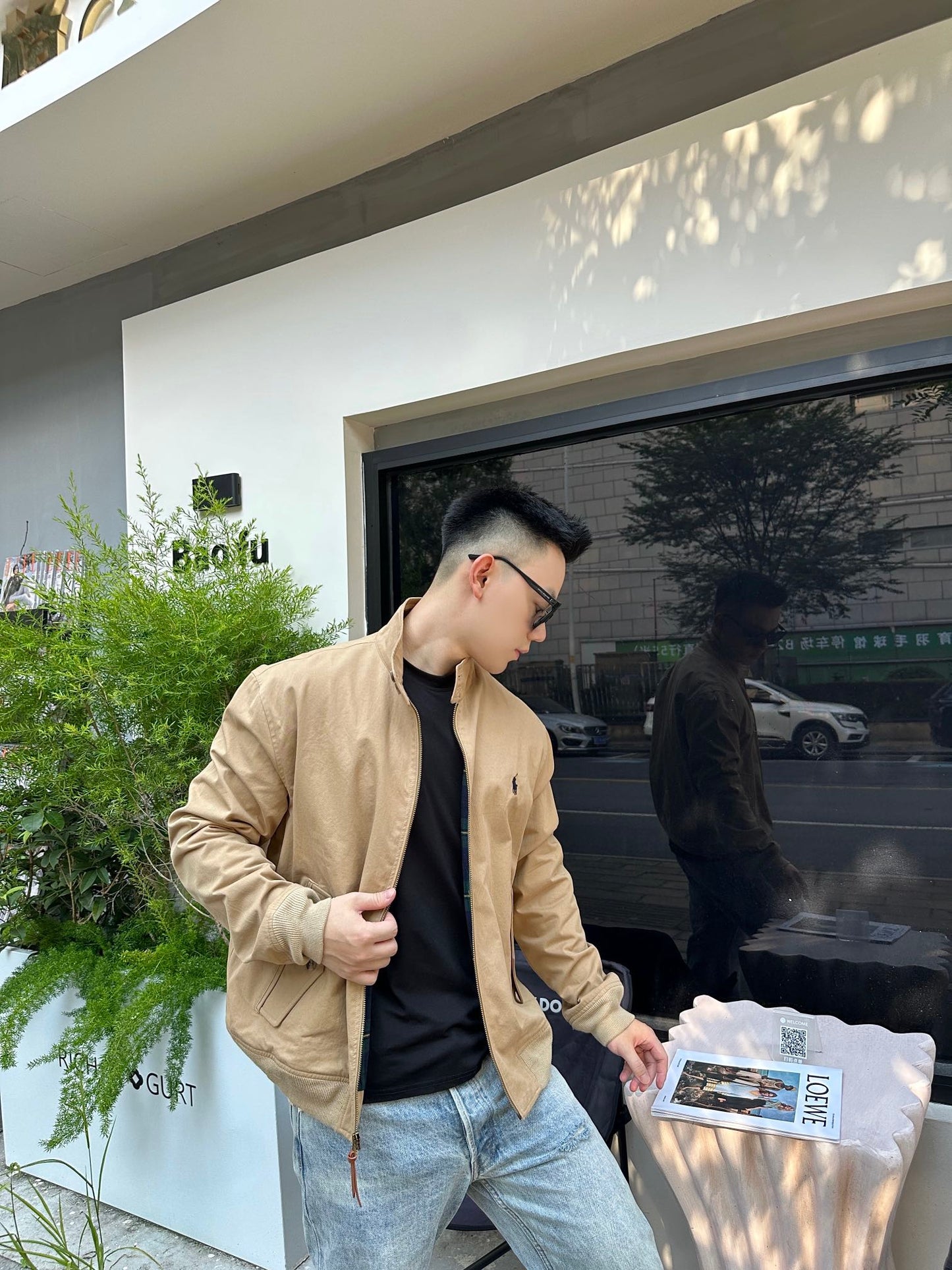 ZZLL / 폴로 재킷 코트