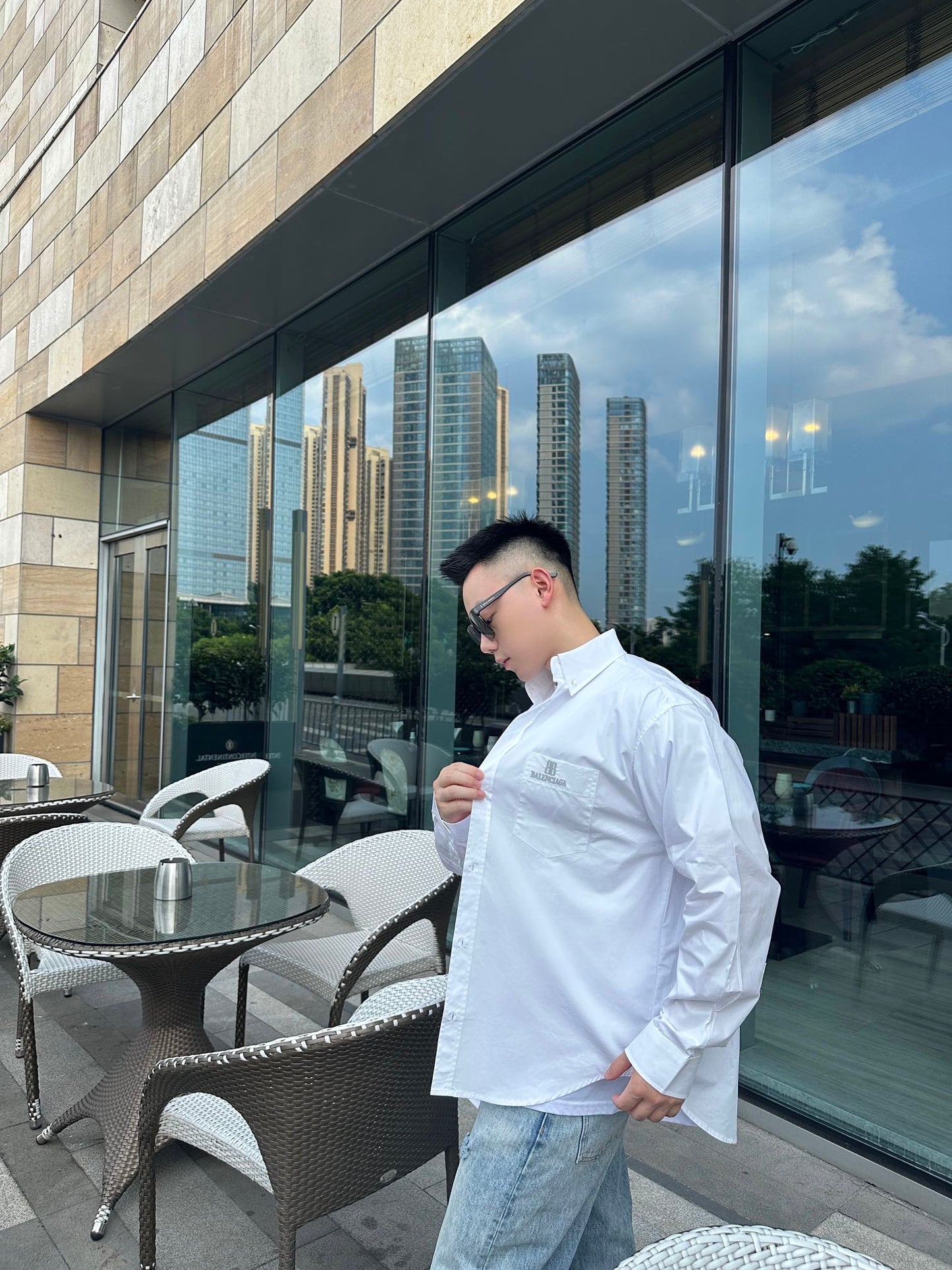 ZZLL / 발렌시아가 셔츠