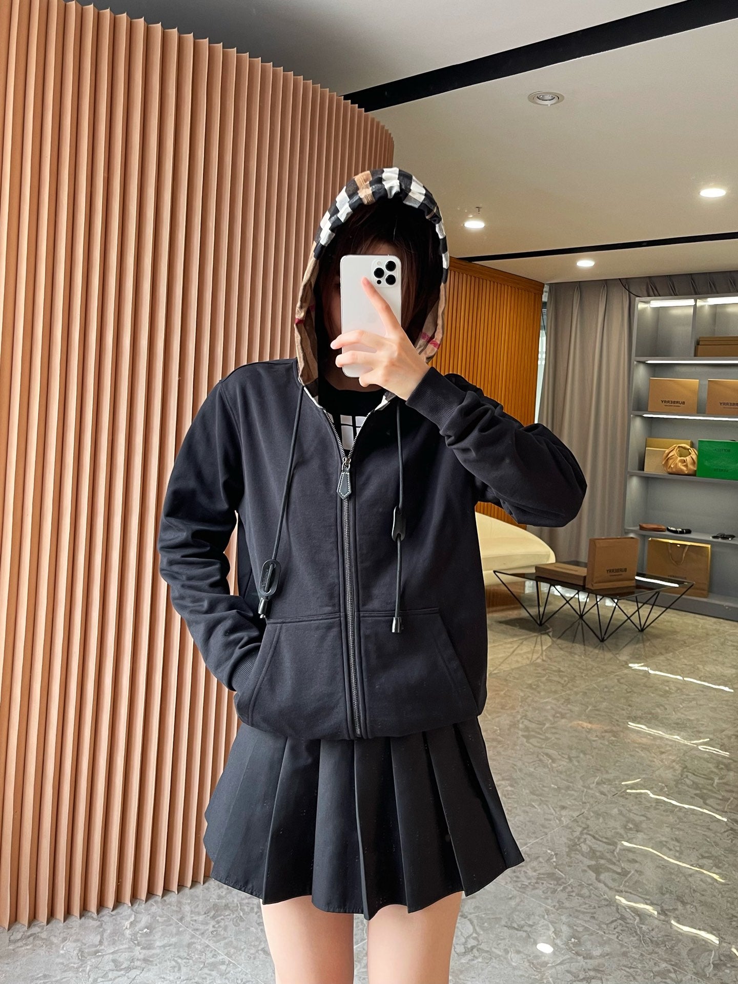 GTR / 버버리 후드 자켓