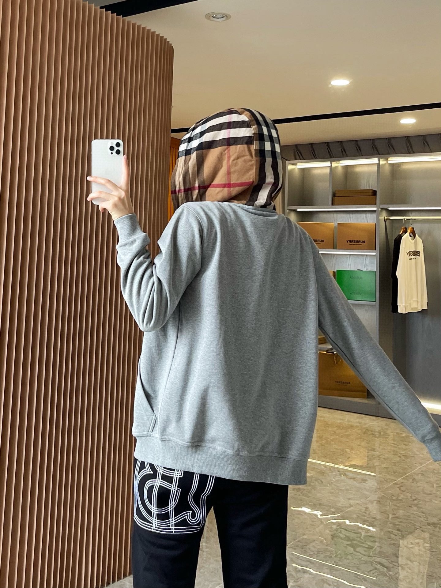 GTR / 버버리 후드 자켓