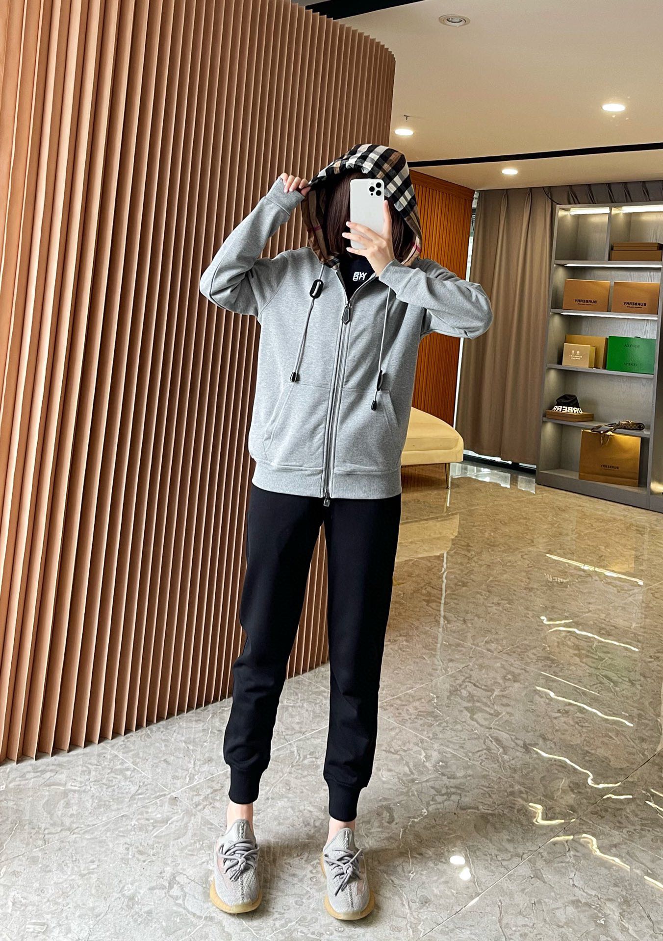 GTR / 버버리 후드 자켓