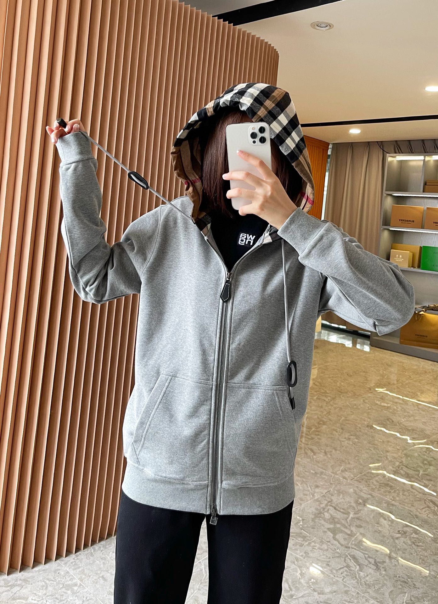 GTR / 버버리 후드 자켓