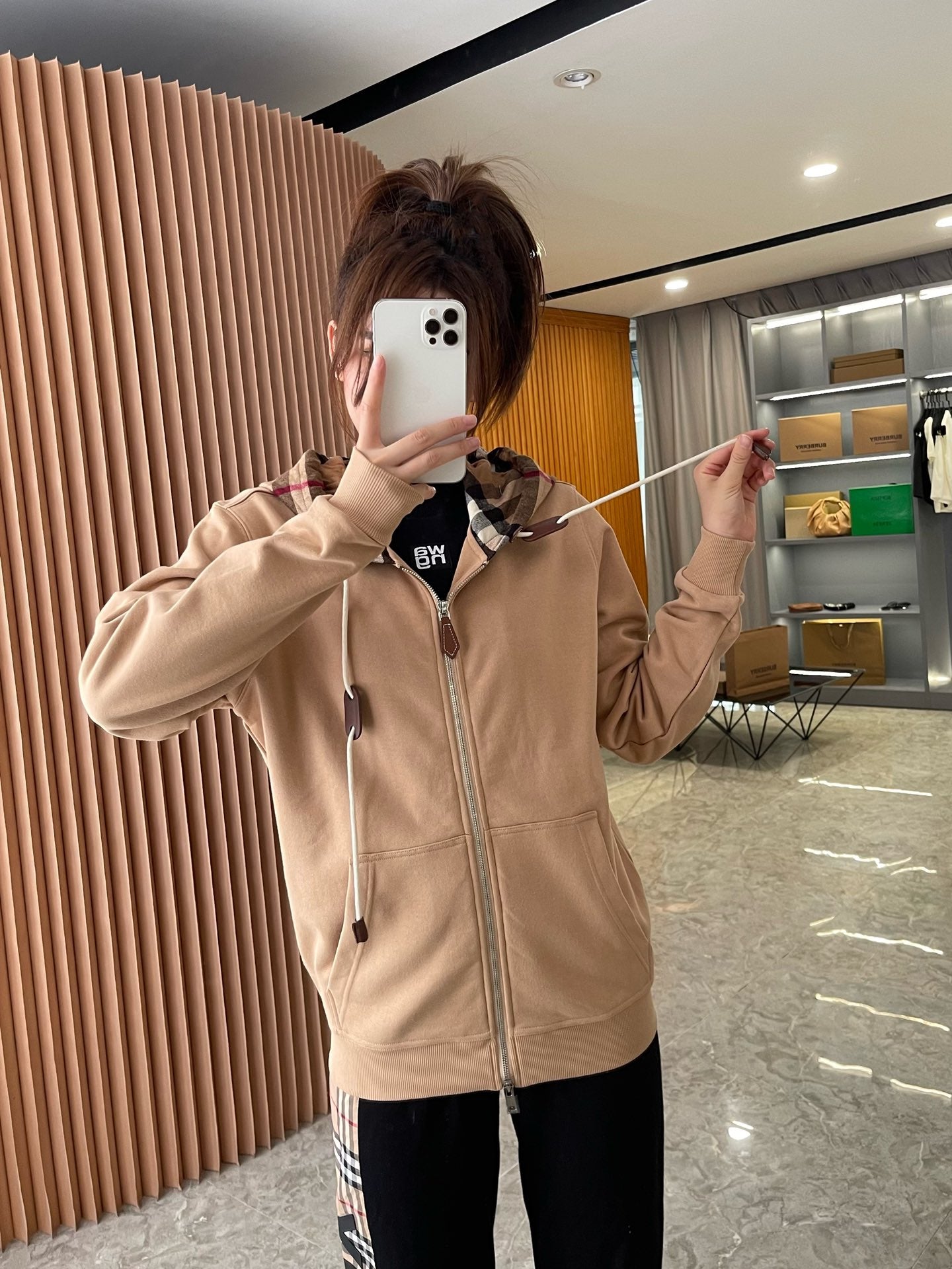 GTR / 버버리 후드 자켓