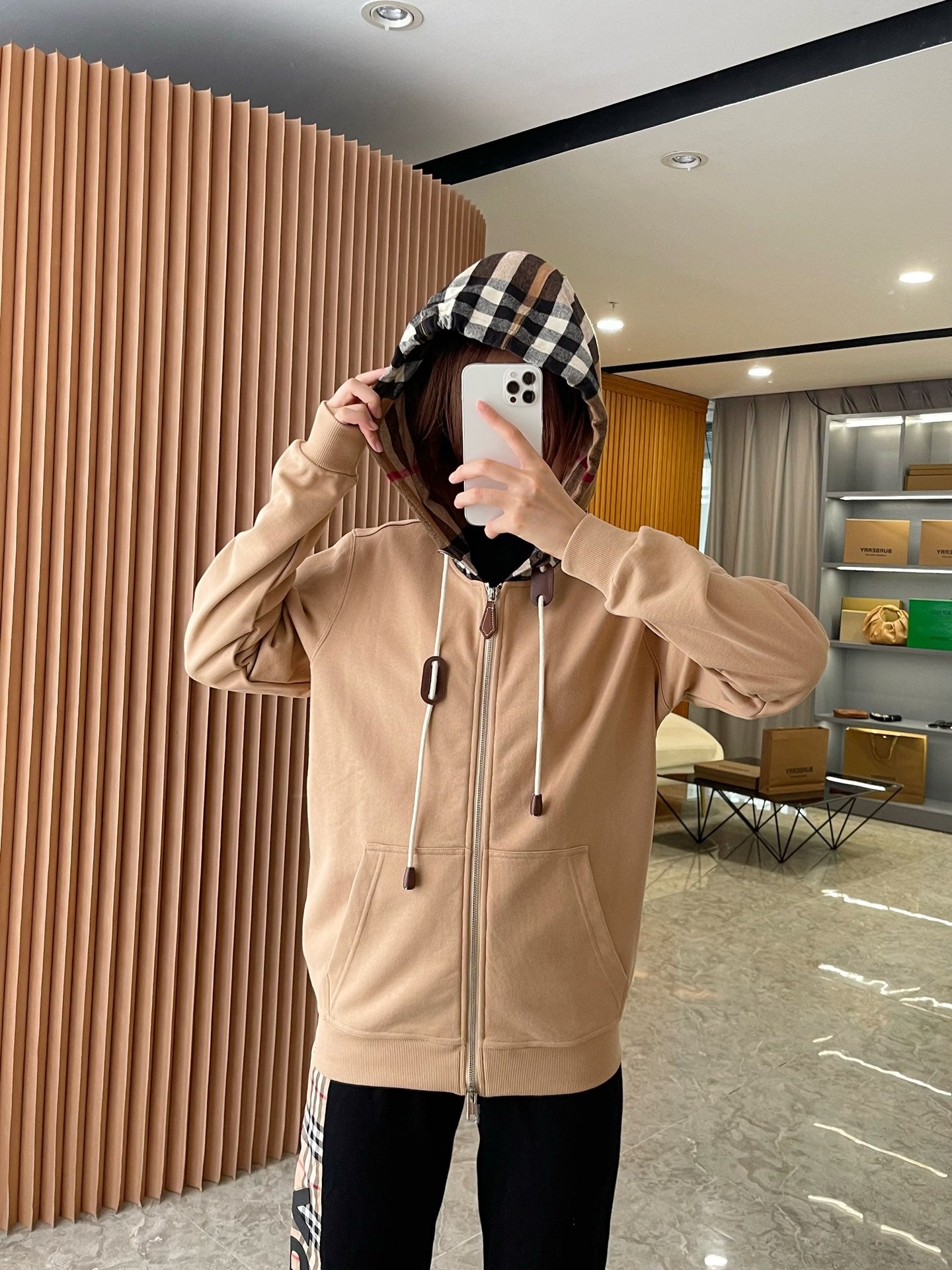 GTR / 버버리 후드 자켓