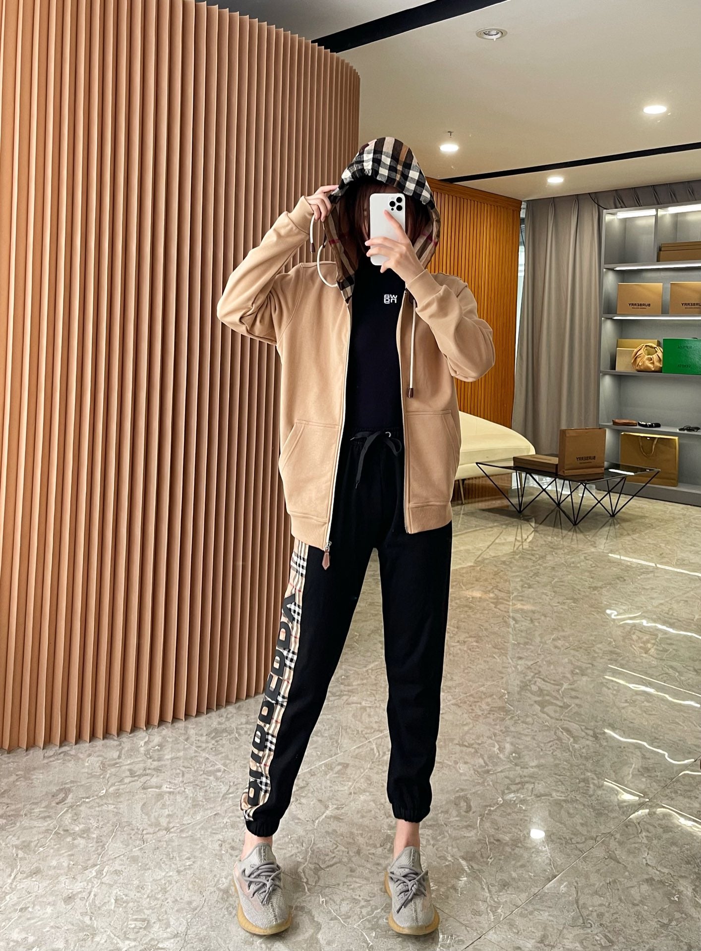 GTR / 버버리 후드 자켓
