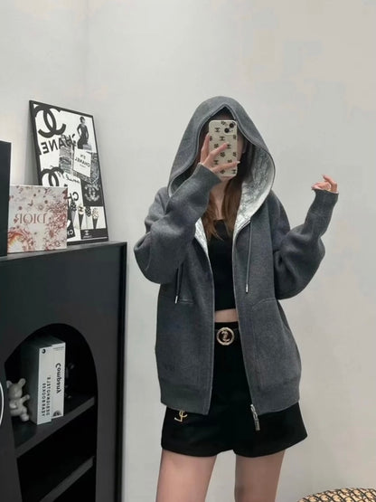 GTR / 디올 양면 니트 코트