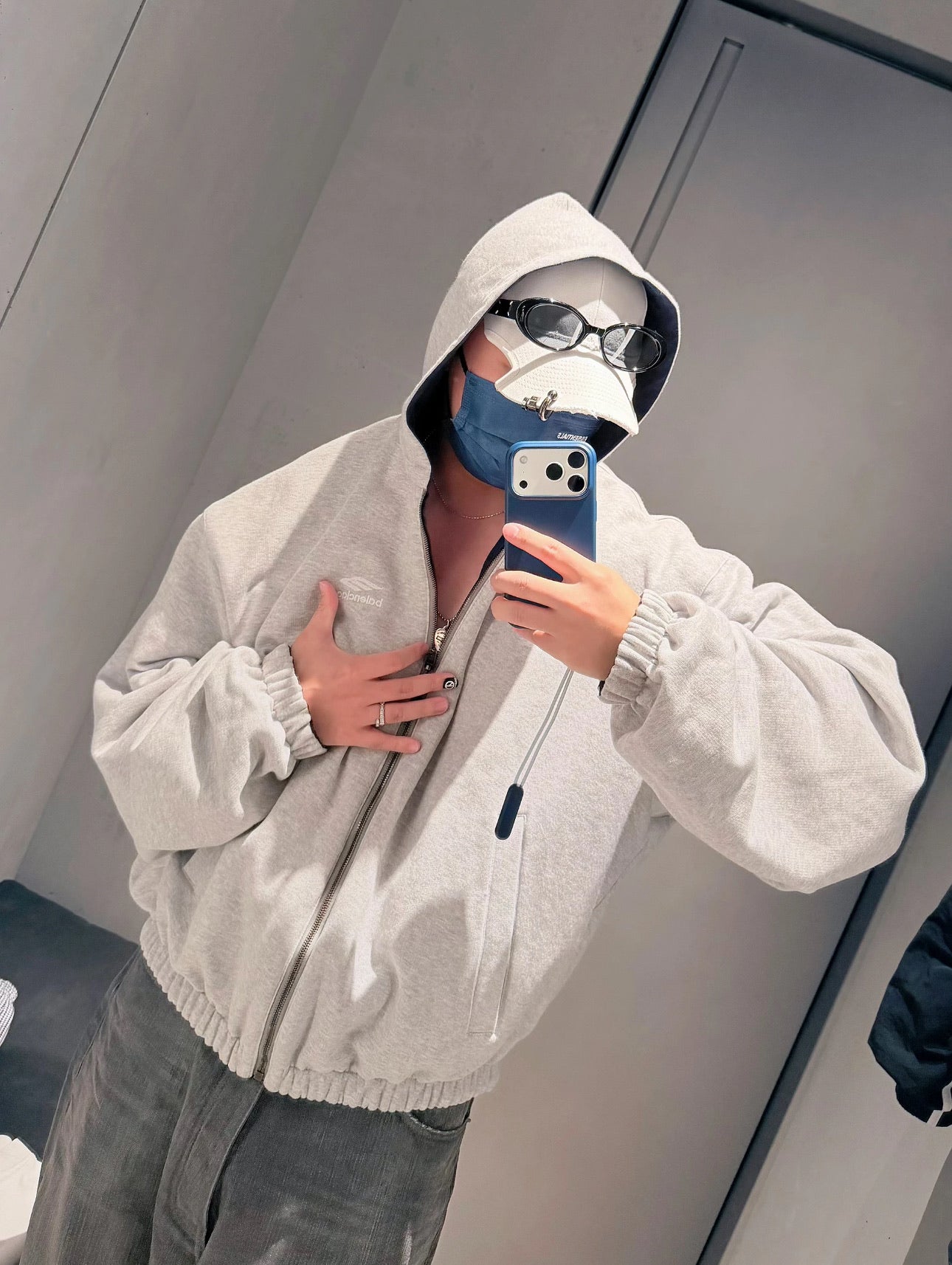 GTR / 발렌시아가 양면 재킷 코트