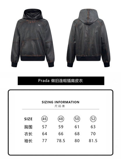 ZZLL / 프라다 가죽 자켓