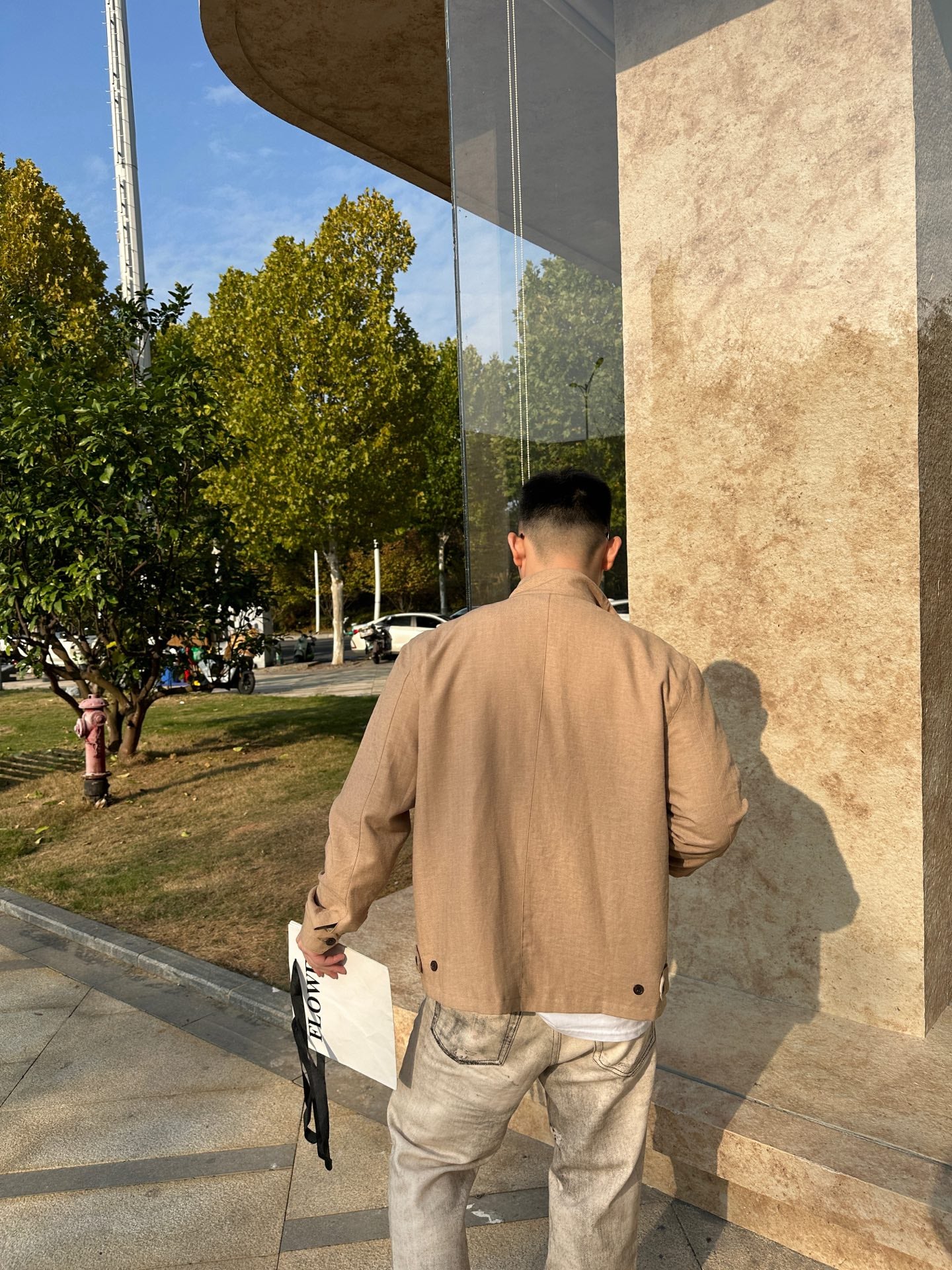 ZZLL / 폴로 양면 재킷