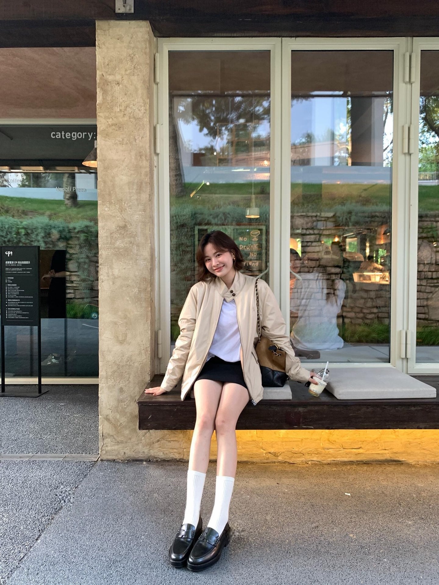 ZZLL / 폴로 양면 재킷