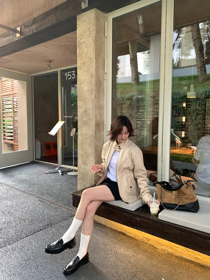 ZZLL / 폴로 양면 재킷