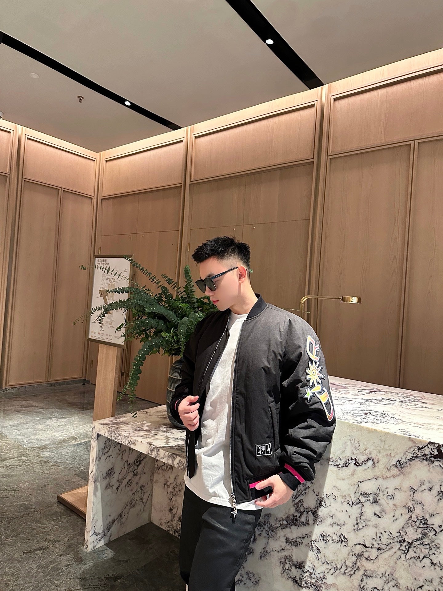 ZZLL / 디올 재킷 코트