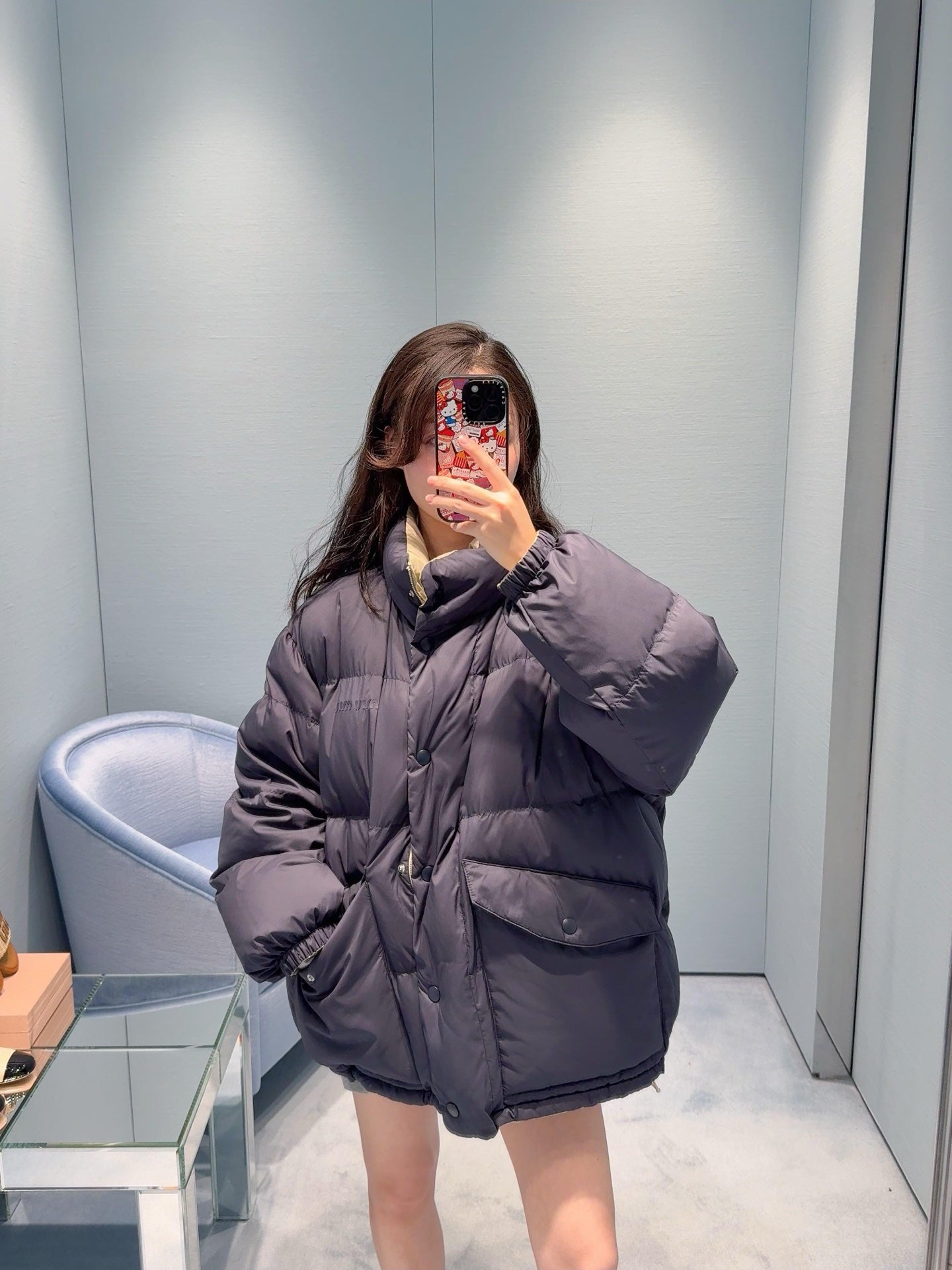 ZZLL / 미우미우 양면 패딩