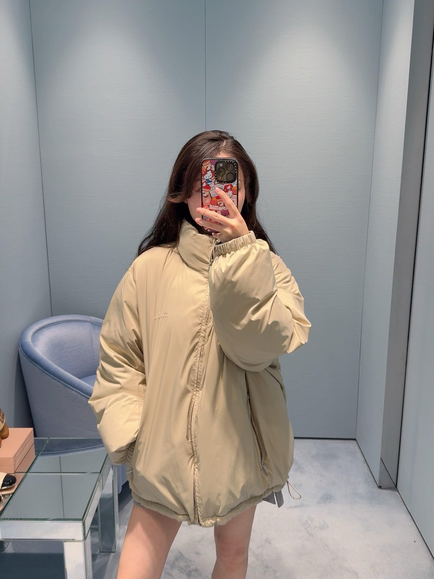 ZZLL / 미우미우 양면 패딩