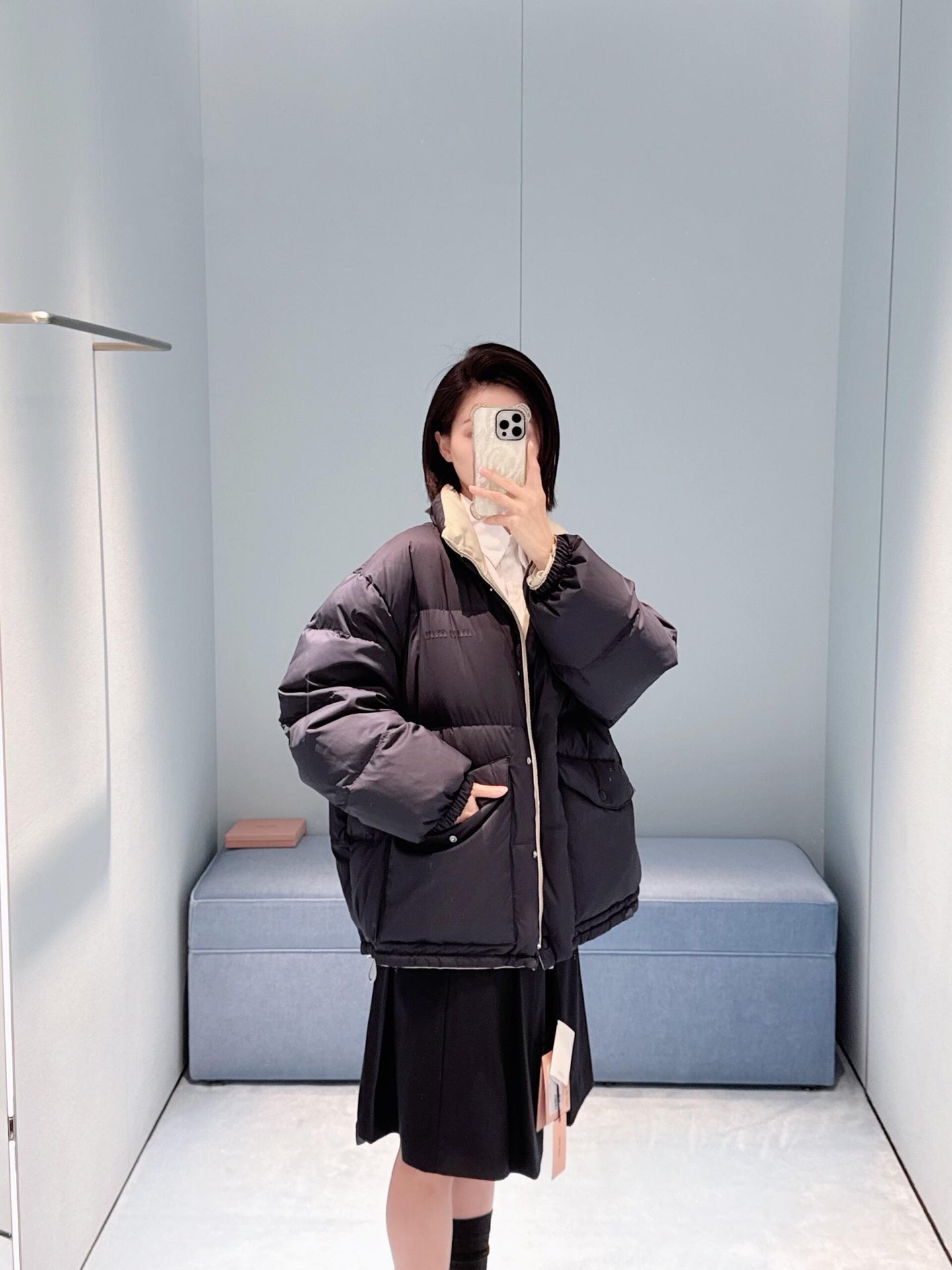 ZZLL / 미우미우 양면 패딩