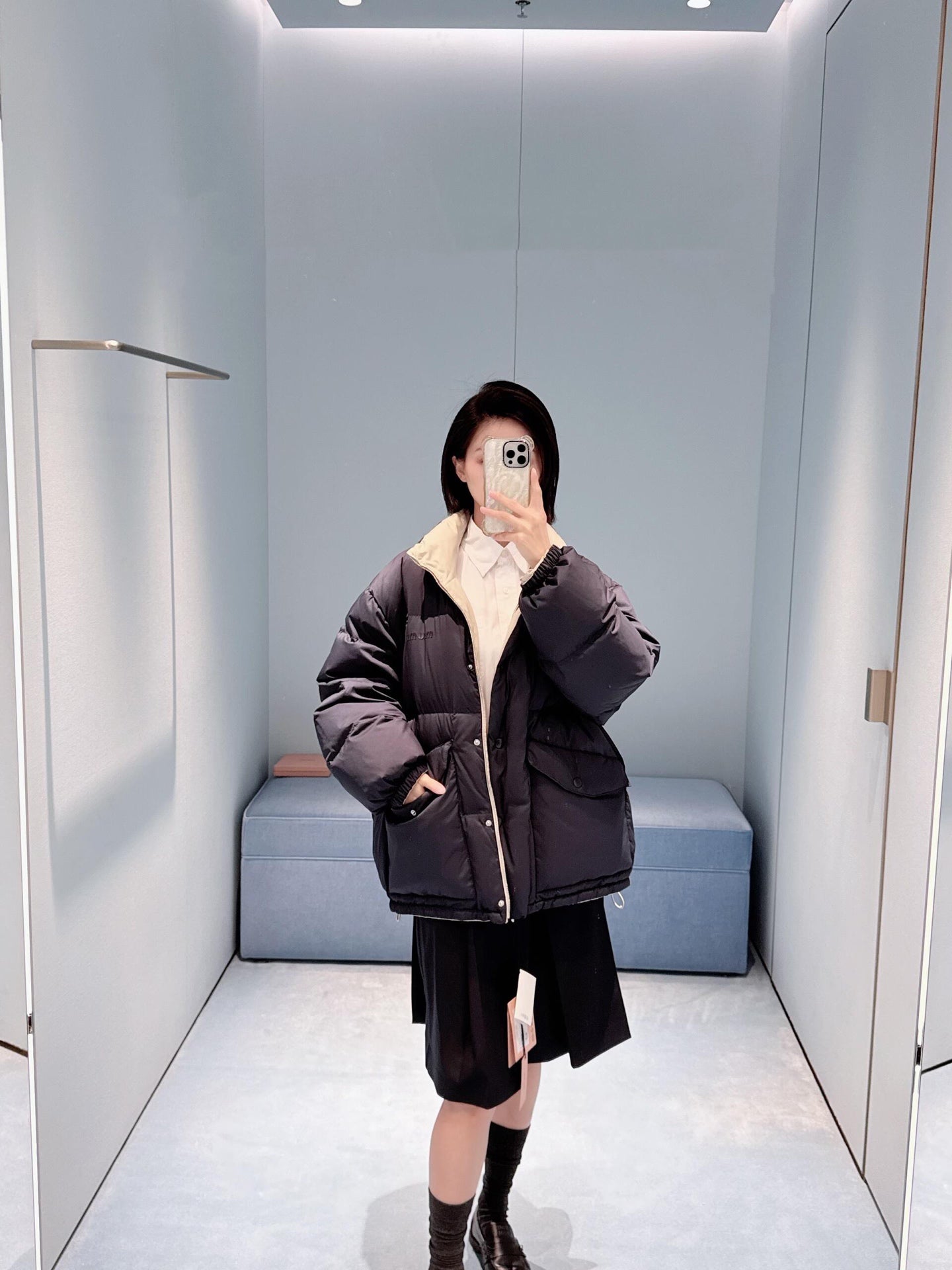 ZZLL / 미우미우 양면 패딩