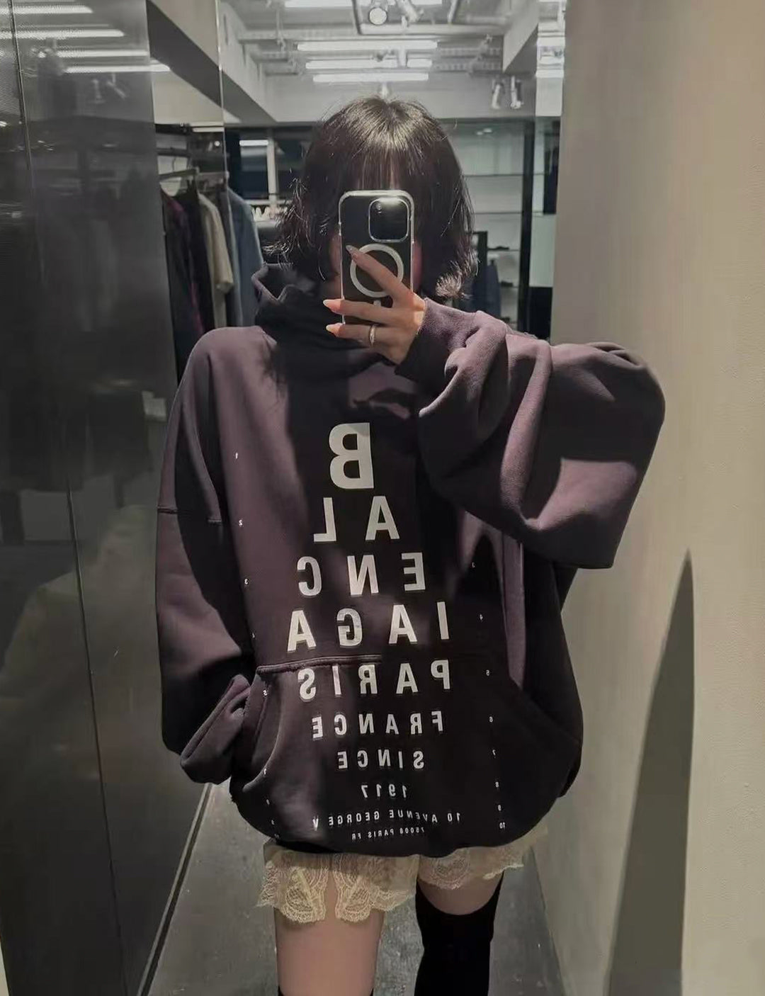 ZZLL / 발렌시아가 후드티