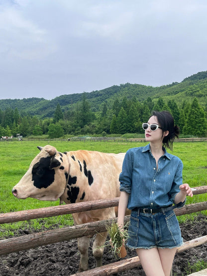 ZZLL / 셔츠 셔츠