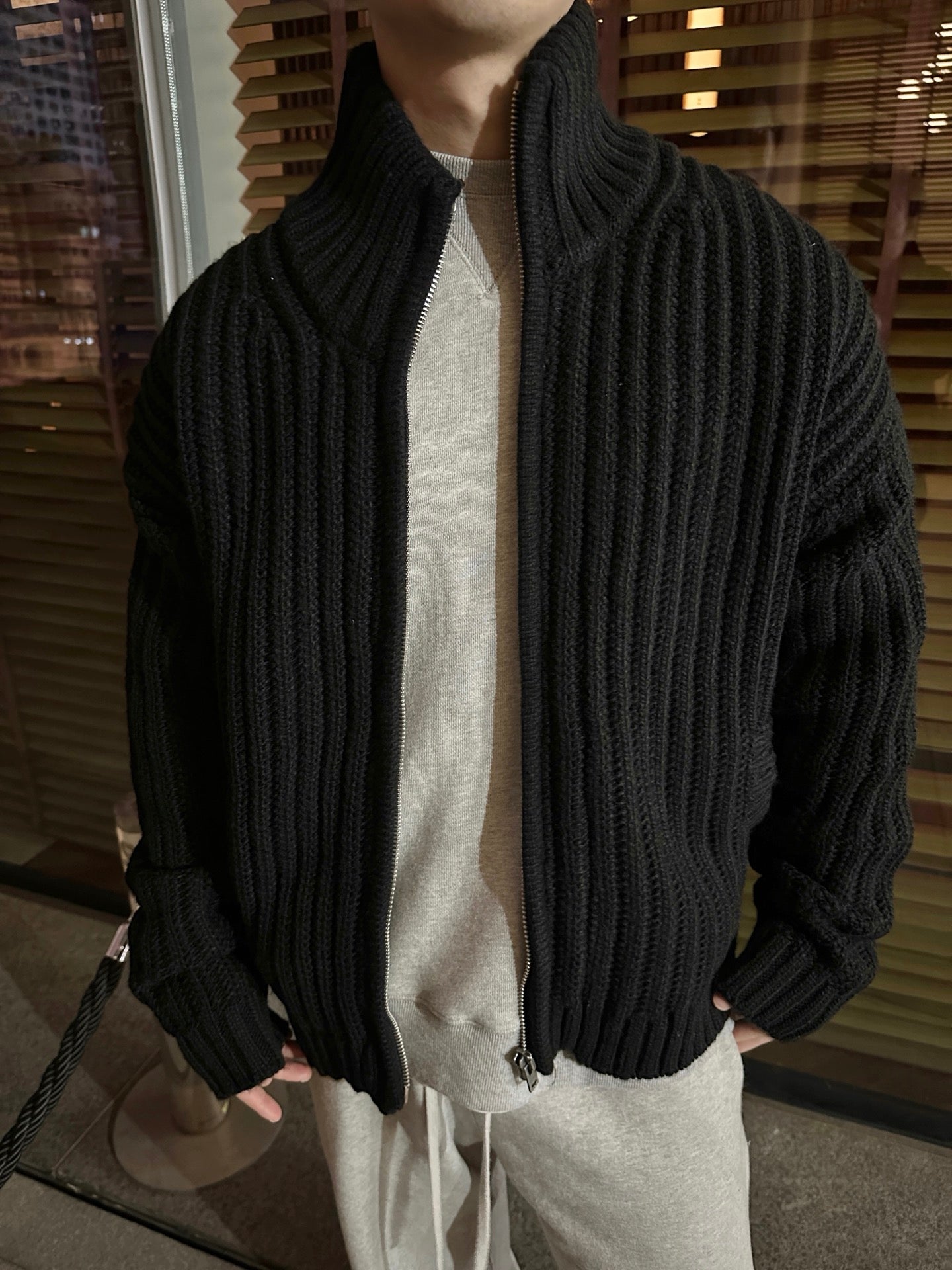 ZZLL / Acne Studios Knit Coat