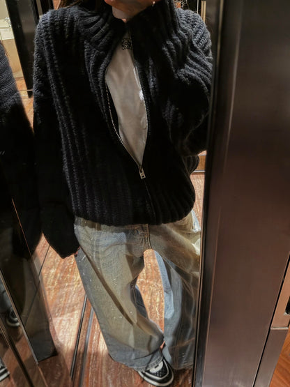 ZZLL / Acne Studios Knit Coat
