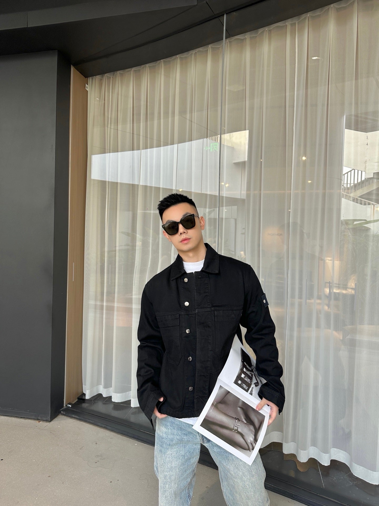 ZZLL / 스톤 재킷 코트