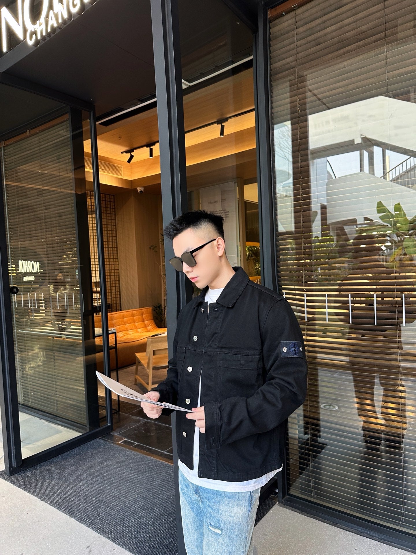 ZZLL / 스톤 재킷 코트
