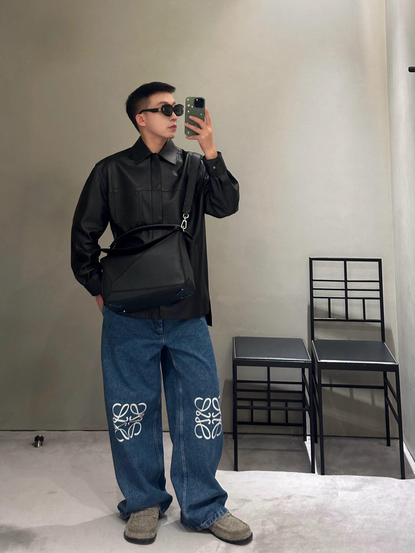 ZZLL / 스톤 재킷 코트