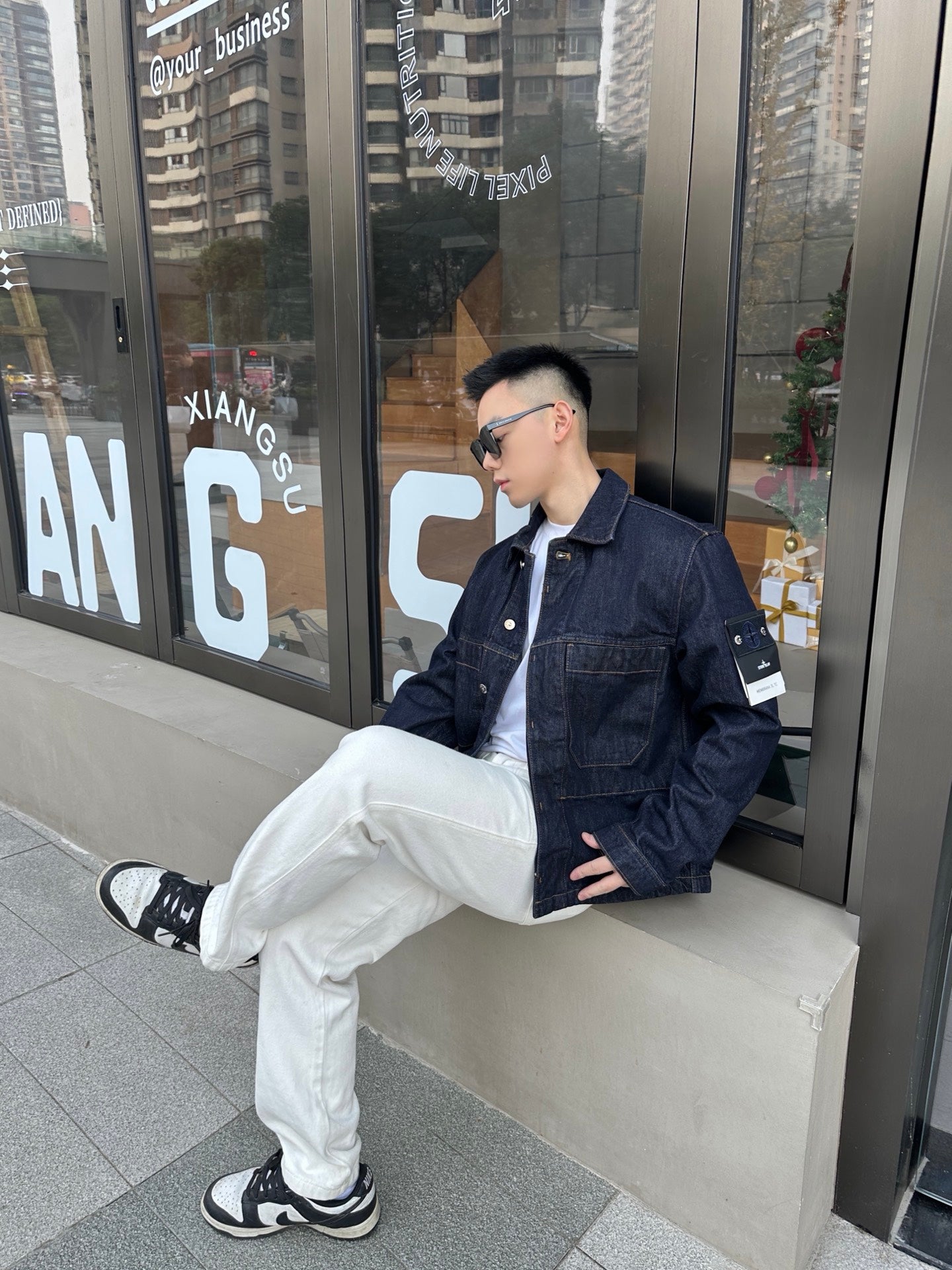 ZZLL / 스톤 데님 재킷