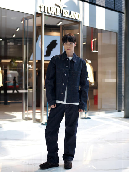 ZZLL / 스톤 데님 재킷