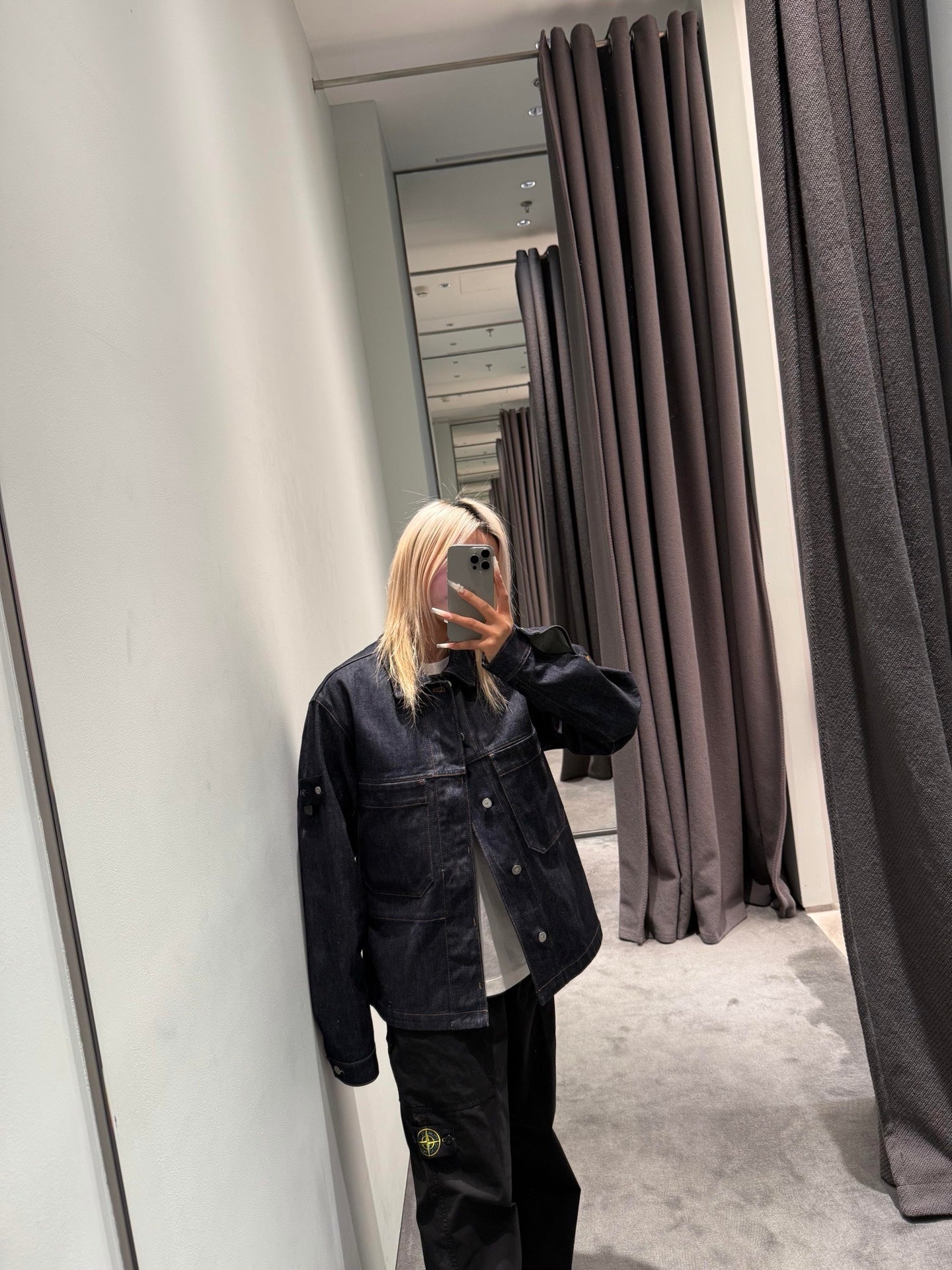 ZZLL / 스톤 데님 재킷