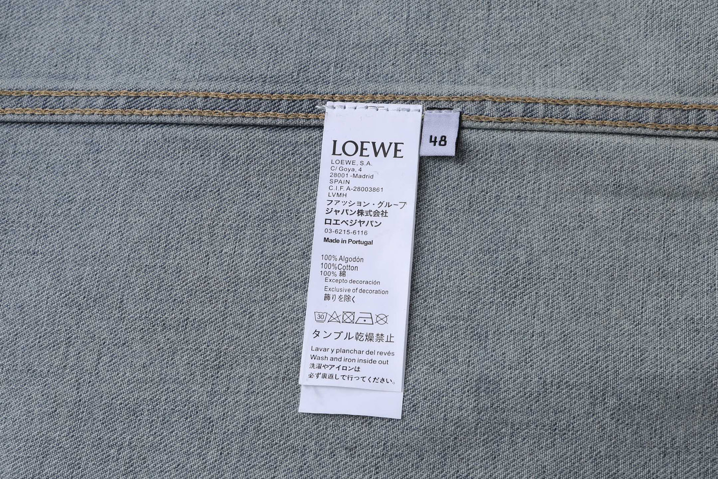 ZZLL / LOEWE Denim Coat