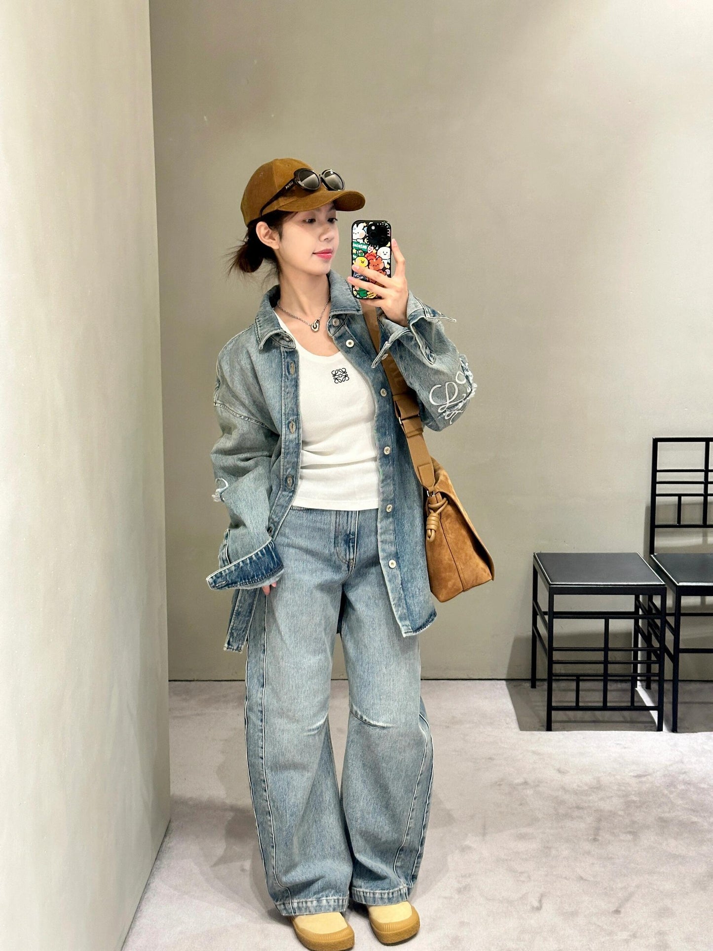 ZZLL / LOEWE Denim Coat