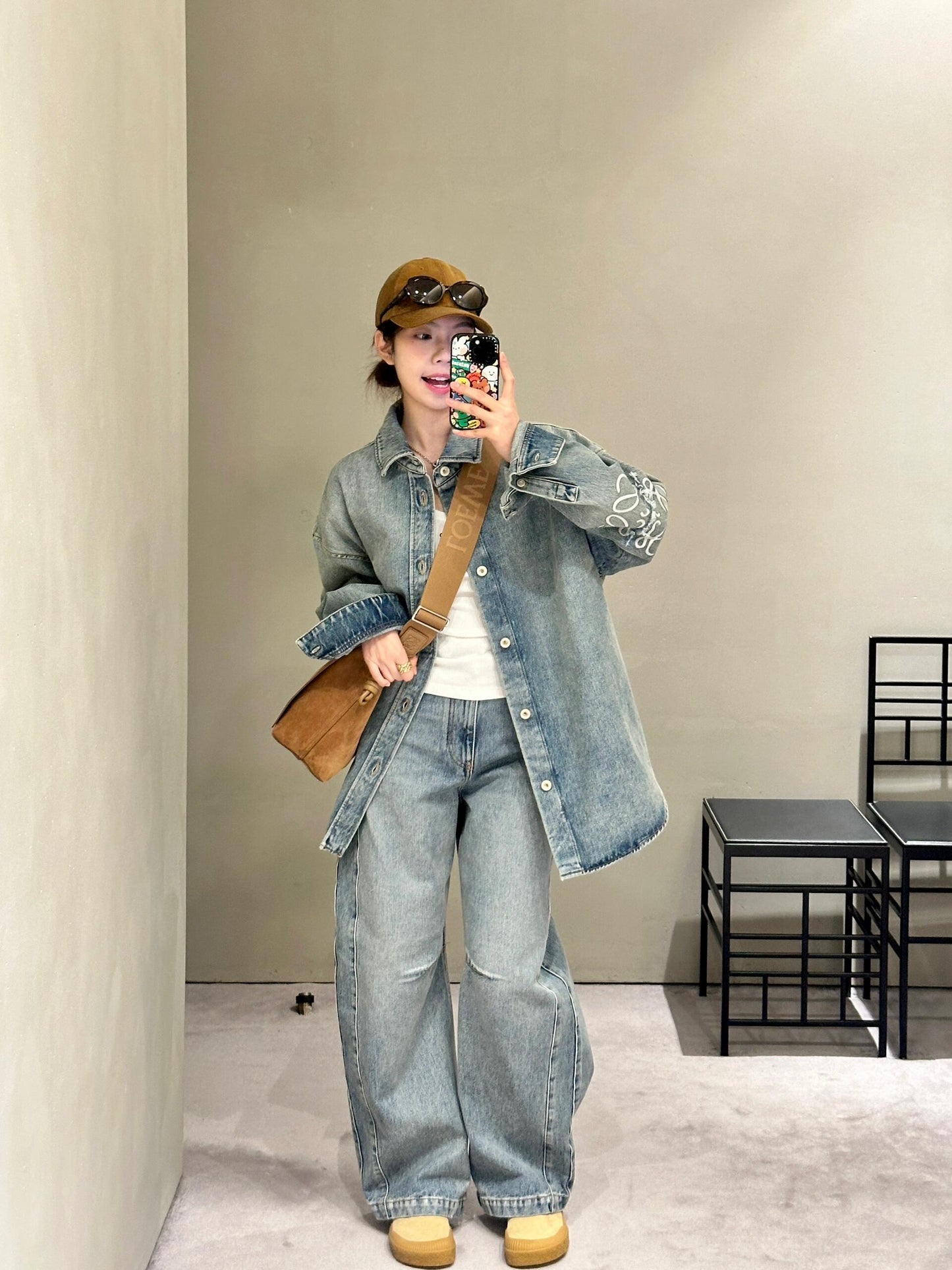 ZZLL / LOEWE Denim Coat