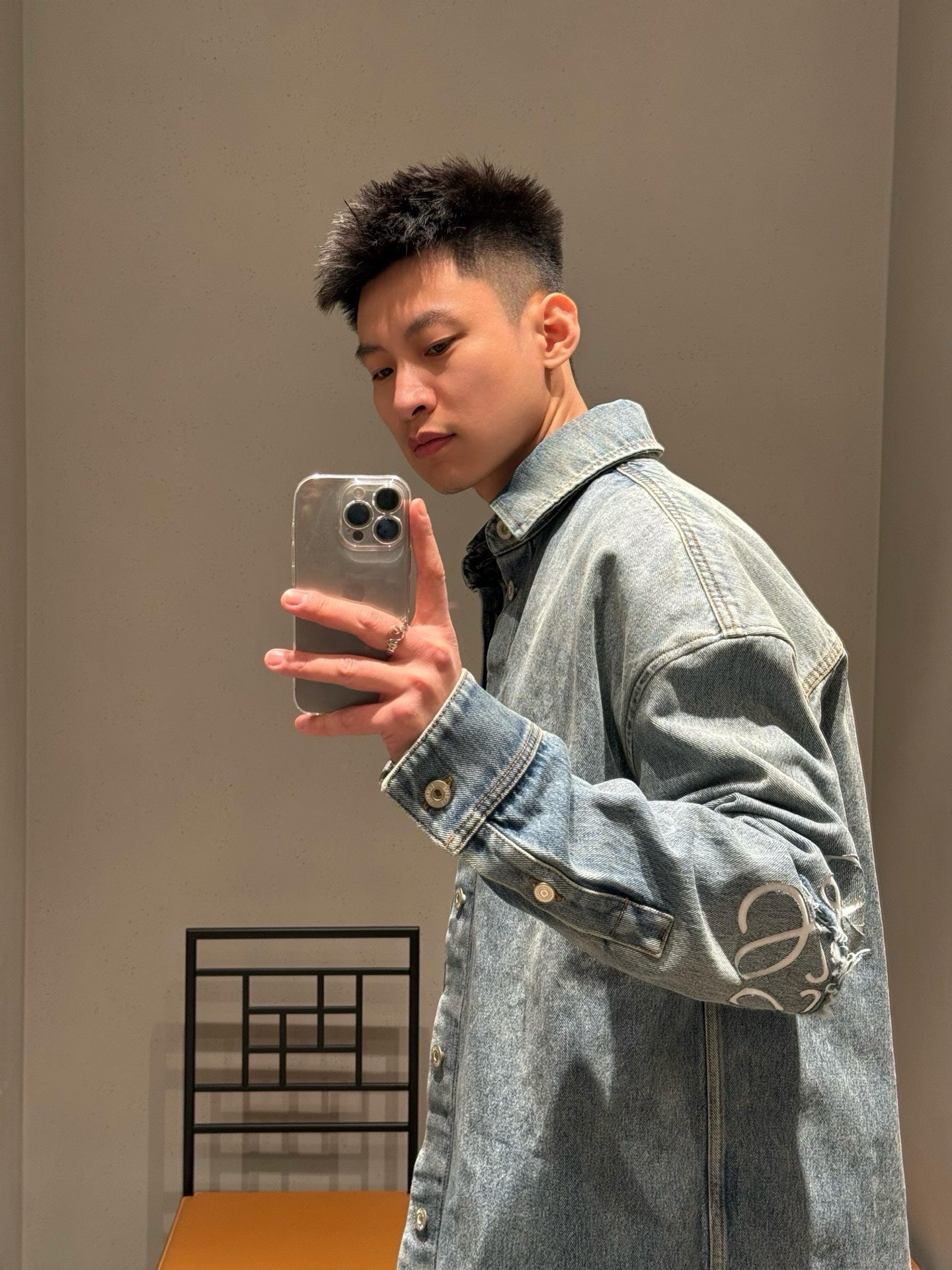 ZZLL / LOEWE Denim Coat