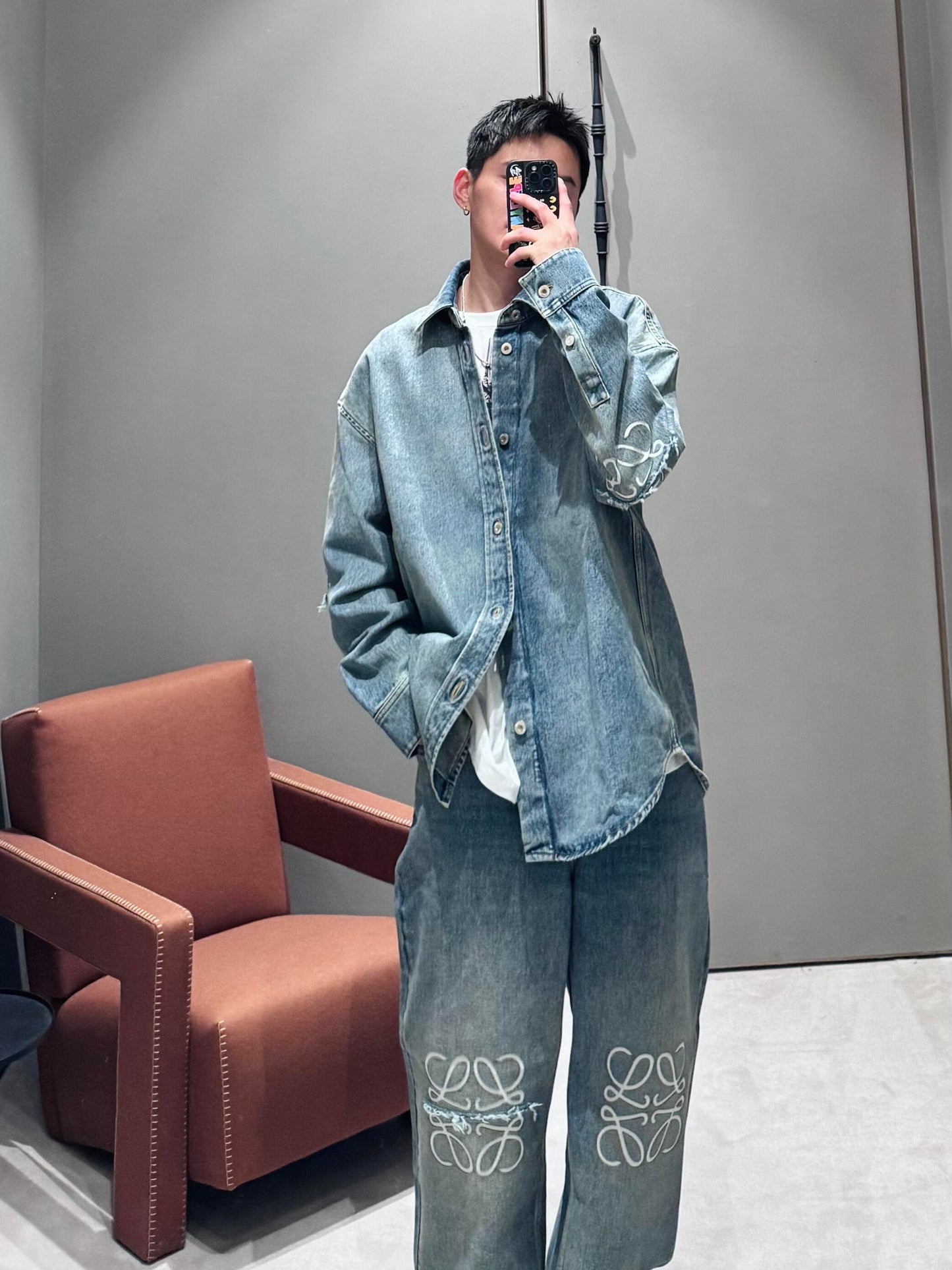 ZZLL / LOEWE Denim Coat