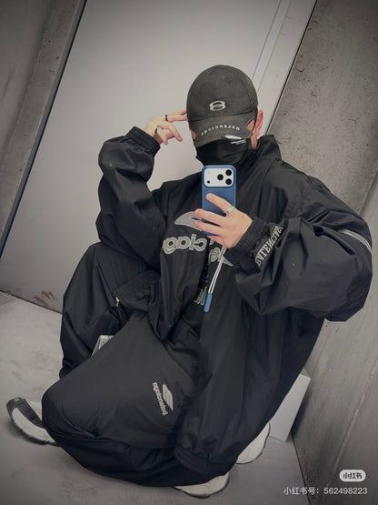 GTR / 발렌시아가 자수 스포츠 롱 팬츠