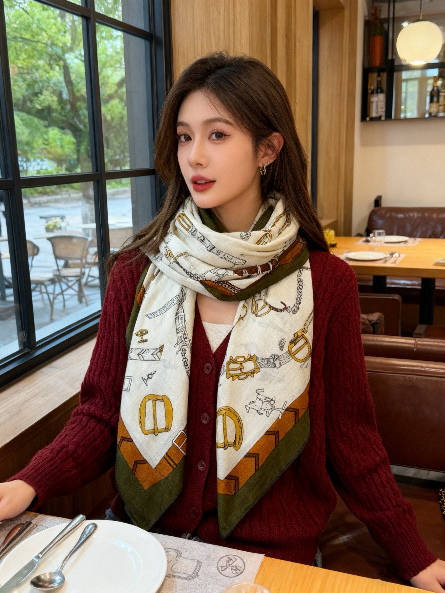 US / 에르메스 캐시미어 스카프