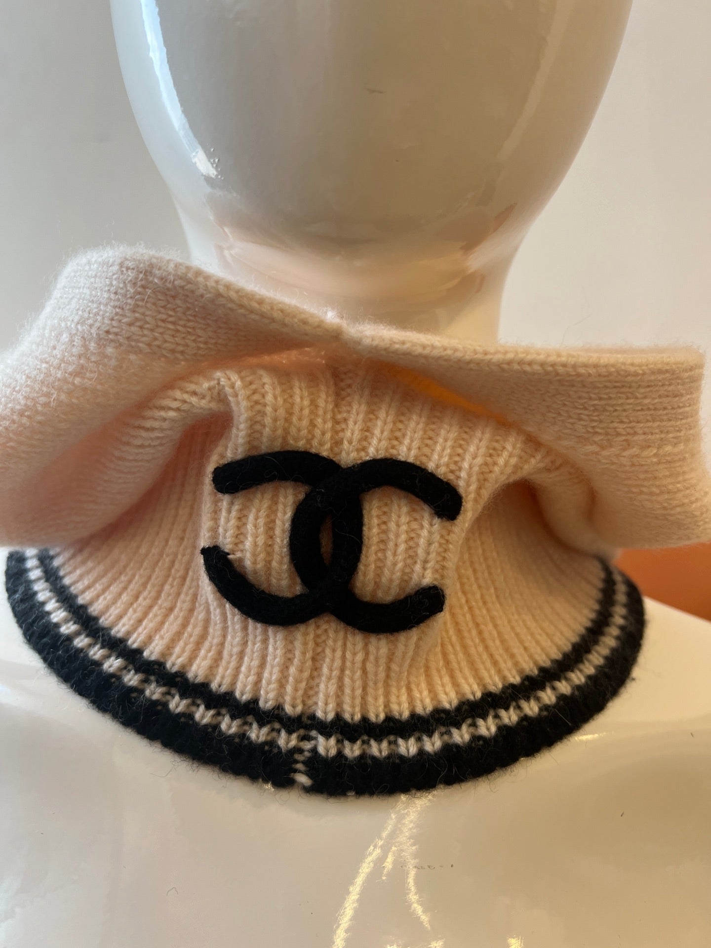 US / 샤넬 니트 캐시미어 모자