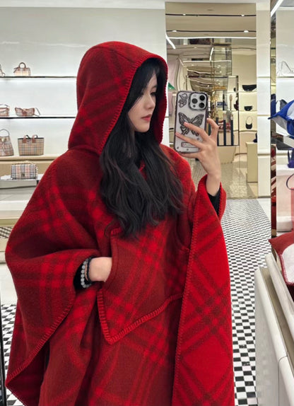 US / 버버리 망토 숄