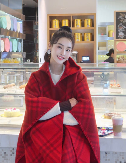 US / 버버리 망토 숄