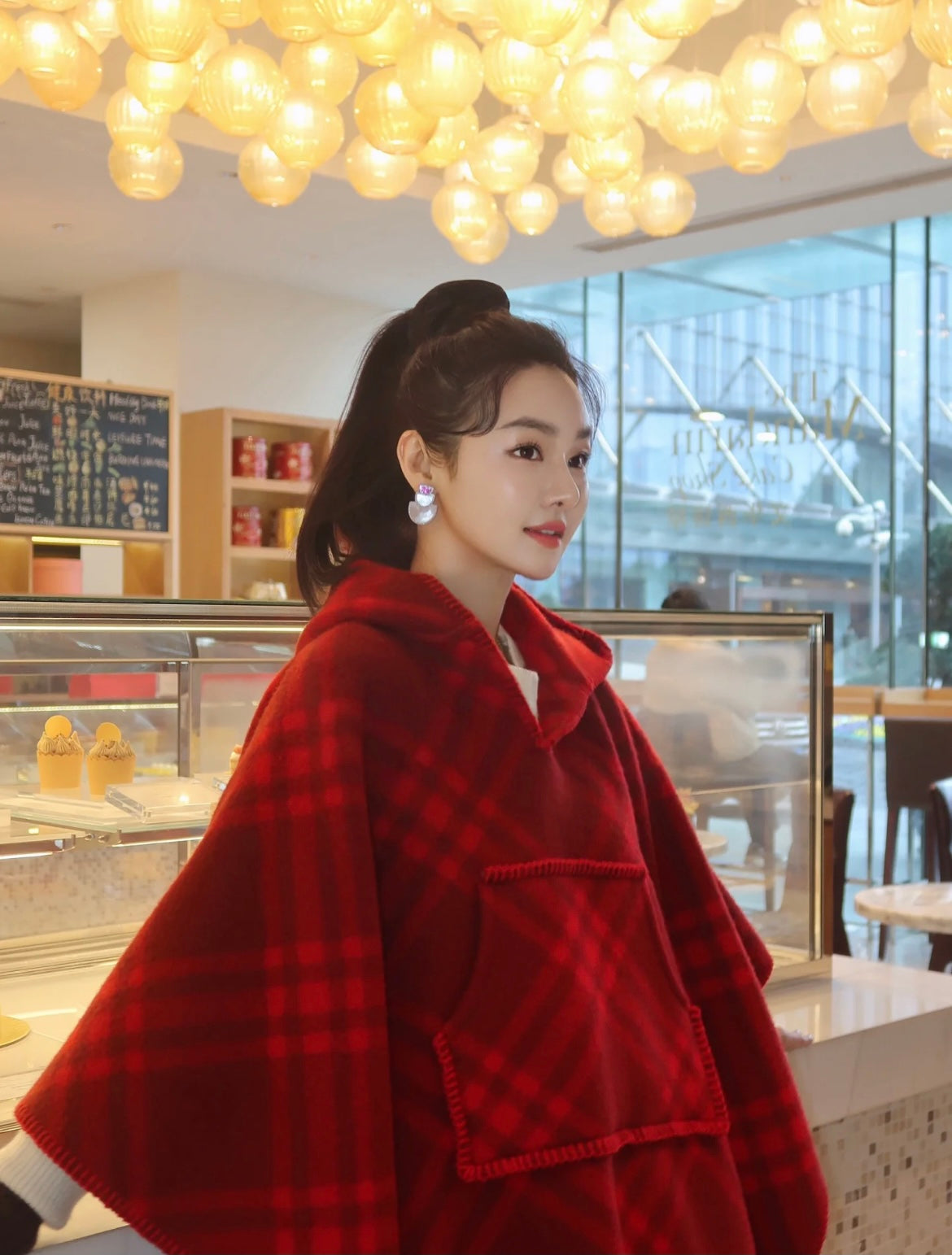 US / 버버리 망토 숄