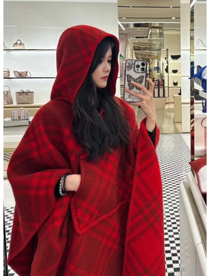 US / 버버리 망토 숄